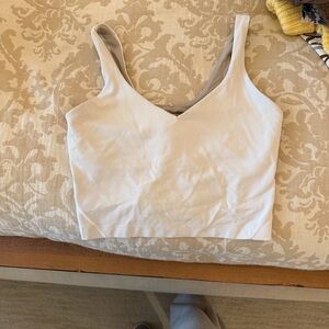 Lululemon Align White Cropped Tank Top
